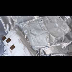 American Eagle White Shorts